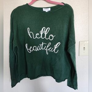Sale🤗 Hello Beautiful By Gilli New York Emerald Green Sweater